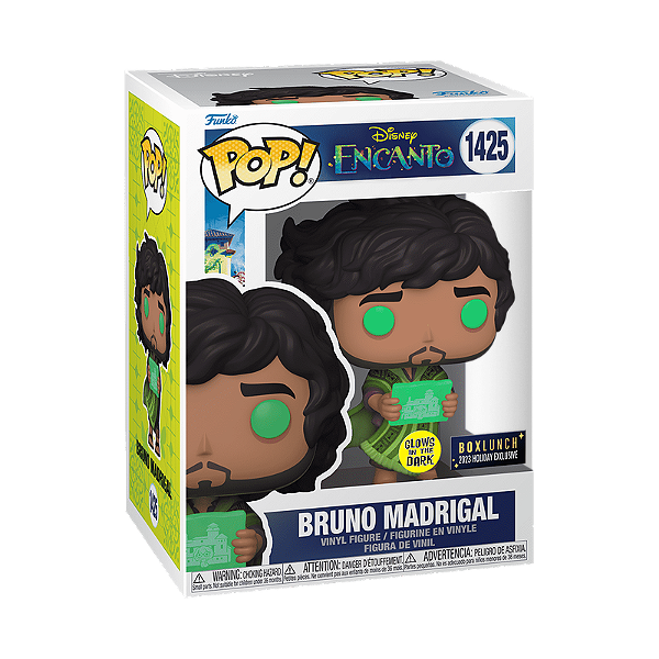 Funko Pop - Desenho/Animação - Encanto - Bruno Madrigal GITD 1425 (Boxlunch)