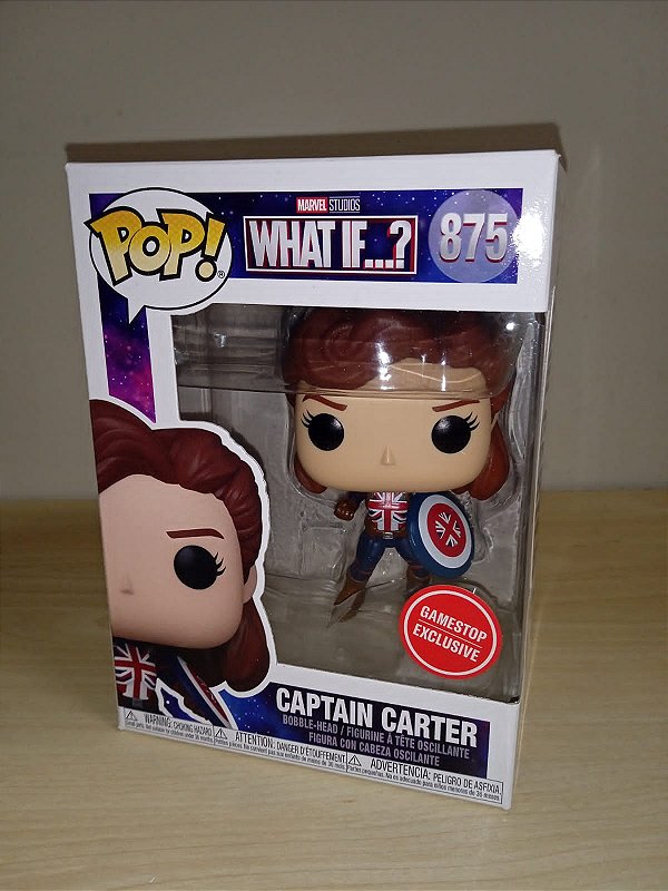 Funko Pop - Filme - What If? - Captain Carter 875 (Gamestop)