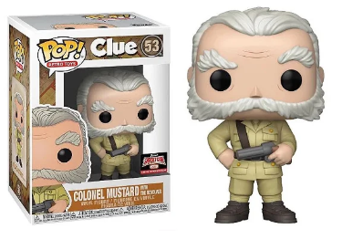Funko Pop - Retro Toys - Clue - Colonel Mustard with The Revólver 53 (Targetcon 21)