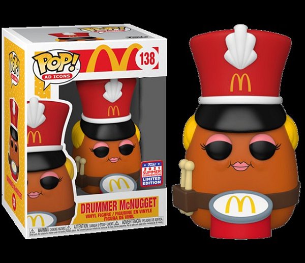 Funko Pop - Ad Icons - McDonald - Drummer McNugget 138 (NYCC 2021)