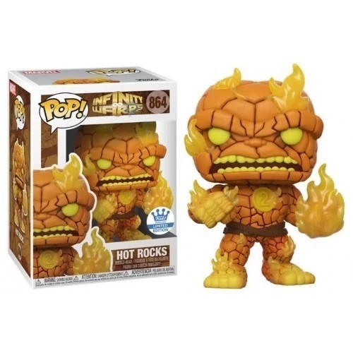 Funko Pop - Marvel: Infinity Warps - Hot Rocks 864 (Funko Shop)