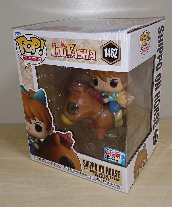 Funko Pop - Animação/Anime - Inuyasha - Shippo on Horse 1462 (2023 Fall Convention) Danos na Caixa