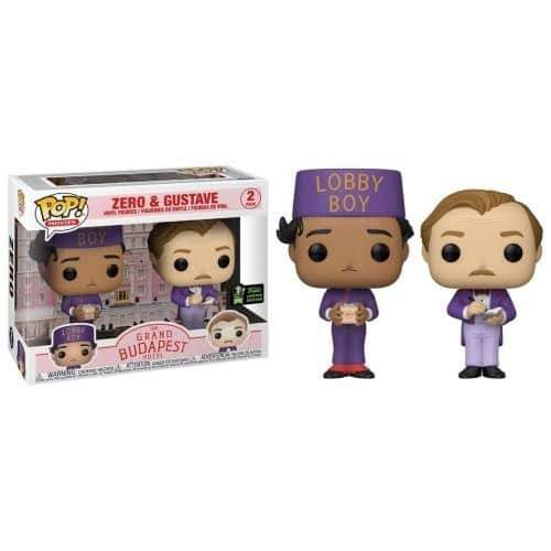 FUNKO Pop Filmes - Hotel Budapeste - 2 Pack Zero & Gustave