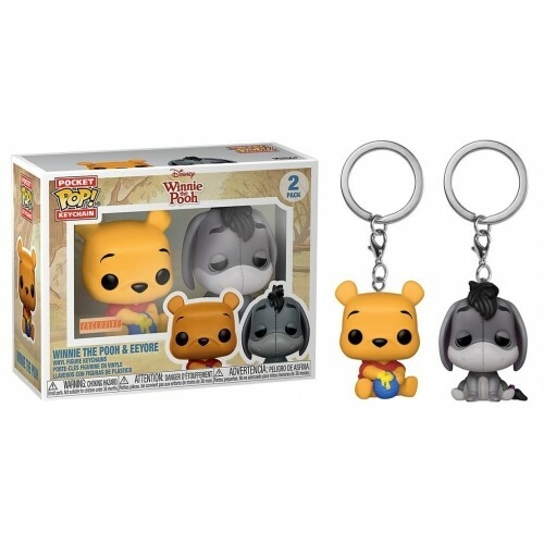 Funko pocket -Winnie the Pooh - Winnie the Pooh - 2 Pack Keychain Pooh & Eeyore