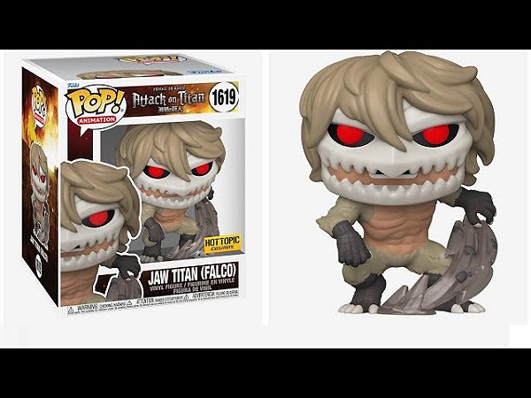 [*PRÉ-VENDA*] Funko Pop - Attack on Titan - Jaw Titan (Falco) 1619 (Hot Topic)