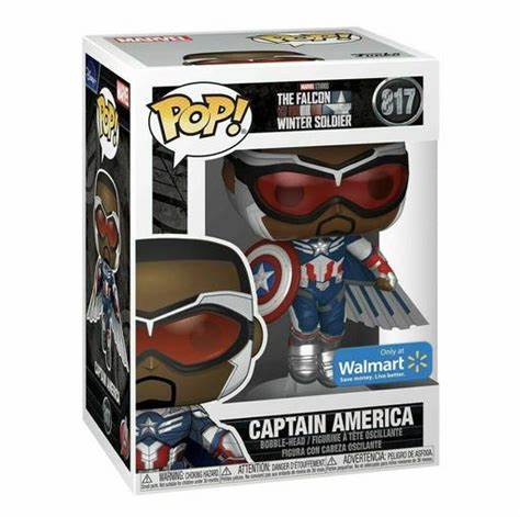 Funko Pop - Filme - The Falcon Winter Soldier - Captain America 817 (Walmart)