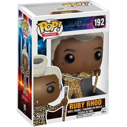 Funko Pop Filme - The Fifth Element/O Quinto Elemento - Ruby Rhod 192 (Caixa com detalhes)