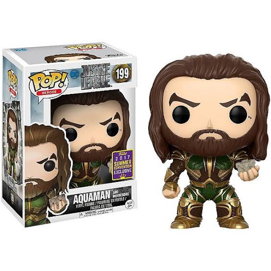 Funko Pop - Liga da Justiça - Aquaman 199 (SDCC17)