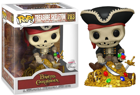 Funko pop Filmes- Disney : Piratas do Caribe -Treasure Skeleton 783