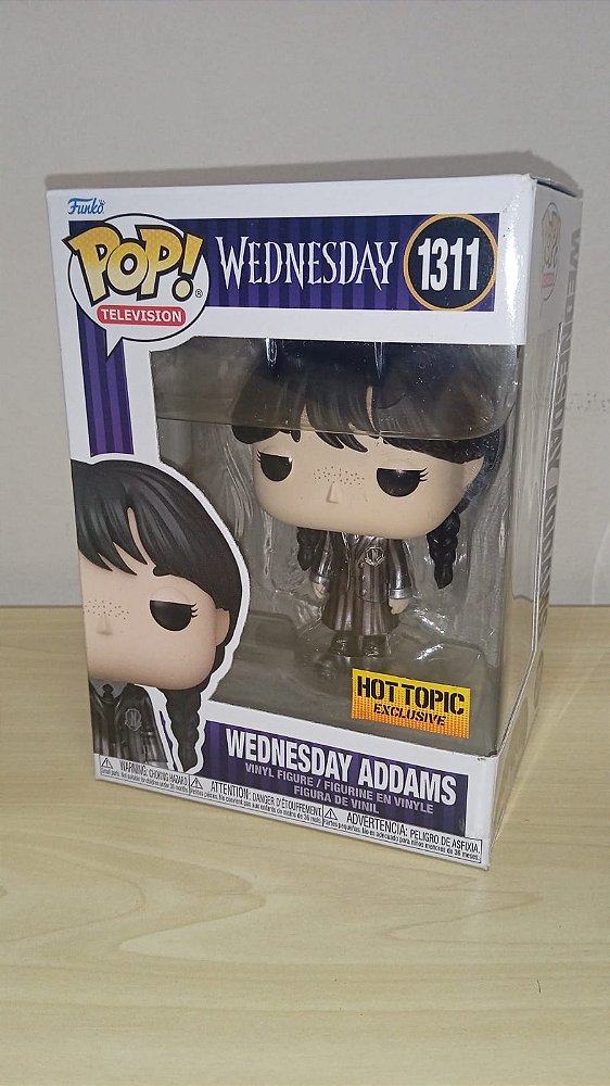 Funko Pop - Wednesday - Wednesday Addams 1311 Metálica (Hot Topic)