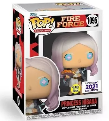 Funko Pop Serie/Animação - Fire Force - Princess Hibana Glow 1095 (Funimation 2021 Exclusive)
