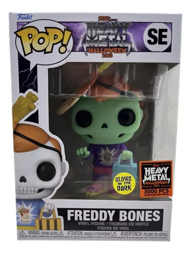 Funko Pop - Ad Icons - Freddy Bones GITD SE (Heavy Metal Halloween 3.000 pçs)