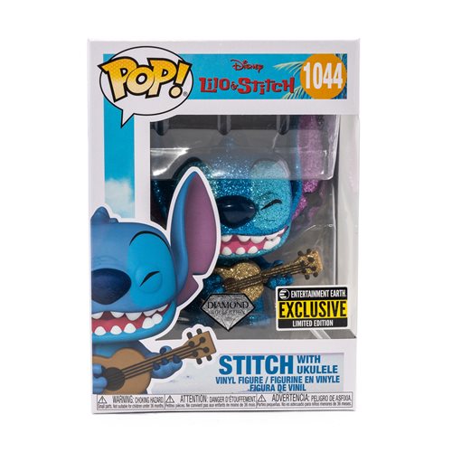 Funko Po Desenho/Animação - Disney: Lilo and Stitch - Stitch Ukulele (Diamond Glitter) 1044   (EE)