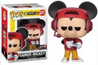 Funko Pop - Disney 90 Anos - Gamer Mickey 471 (Gamestop)