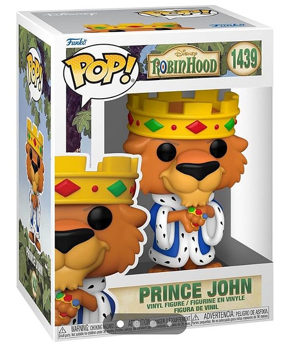 [PRÉ-VENDA] Funko Pop Desenho/Animação - Robin Hood - Prince John 1439