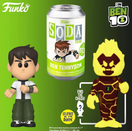 Funko pop Desenho/Animação - Ben 10 - Soda Ben Tennyson (Chance chase)