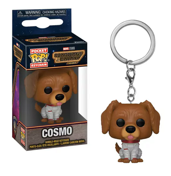 Funko Pop Filmes- Os Guardioes da Galaxia  - Keychain Cosmo