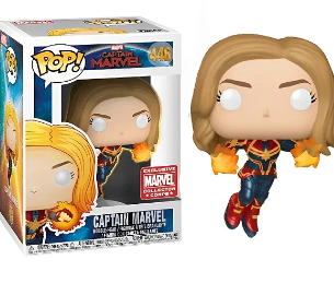 Funko Pop Filmes/Series - Marvel: Captain Marvel - Captain Marvel 446 (COLLECTOR CORPS)
