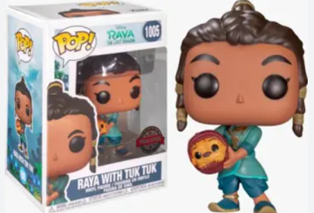 Funko Pop Desenho - Disney: Raya And The Last Dragon - Raya With Tuk Tuk 1005 (SE)