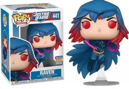Funko Pop Desenho -DC: Liga da Justiça - Raven 441 (Wintercon22)