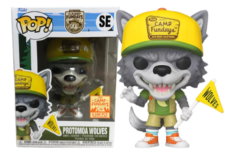 Funko Pop Artista - Camp Fundays -  Protomoa Wolves Camp Fundays 6500pcs