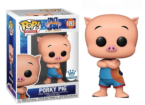 Funko Pop! Desenho/Filmes - Space Jam: O Jogo do Seculo - Porky Pig 1093 (FUNKO SHOP)