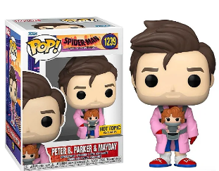Funko Pop Series/Quadrinhos -Marvel: Spider-Man - Peter B. Parker & Mayday 1239 (HOTTOPIC)
