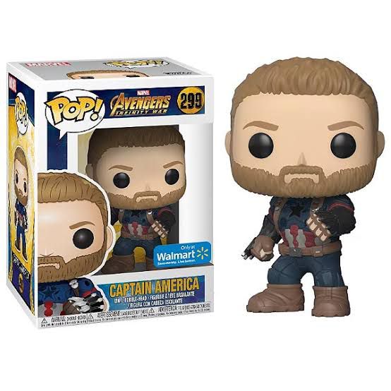 [PRÉ-VENDA] Funko Pop Filme - Avengers Infiniti War - Captain America 299 (Walmart)