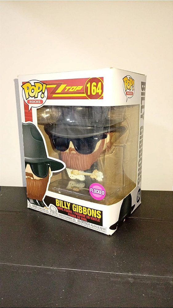 Funko Pop - ZZ Top - Billy Gibbons 164 Flocked