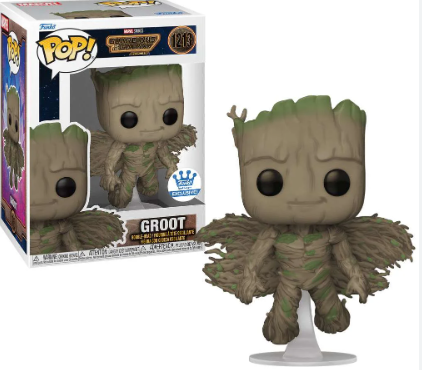 Funko Pop Filmes- Marvel: Guardians Of Galaxy Volume 3 - Groot with Wings 1213 (Funko Shop)
