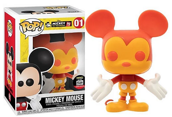 Funko Pop Desenho - Disney: A Turma do Mickey - Mickey Mouse Laranja  01 (FUNKOSHOP)