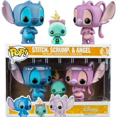 Funko Pop Desenho/Animação- Disney-lilo E Stitch- 3 Pack Stitch,Scrump,angel (hottopic)