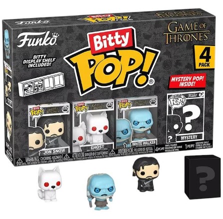 [PRÉ-VENDA] Funko Bitty Pop - Game of Thrones - 4 Pack John Snow/Ghost/White Walker
