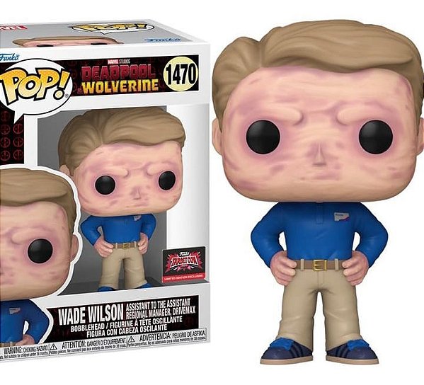 [PRÉ-VENDA] Funko Pop! - Marvel: Deadpoo Vs Wolverine -  Wade Wilson (Assistant to the Assistant Regional Manager, DriveMax)1470 (TARGETCON)