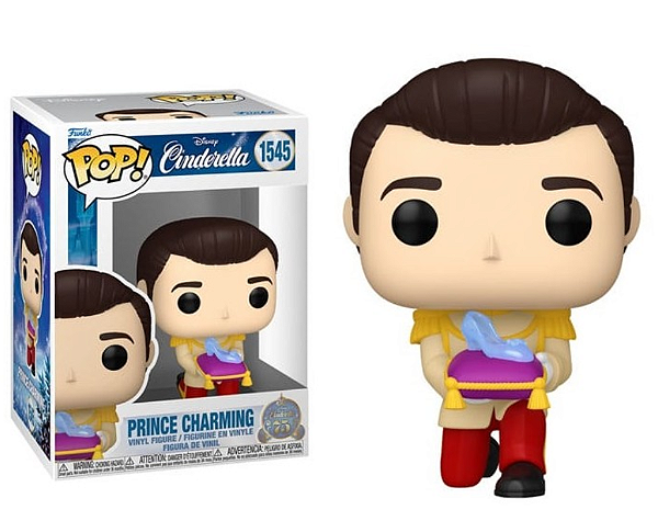 Funko POP - Disney: Cinderella 75th Anniversary - Prince Charming with Glass Slipper 1545