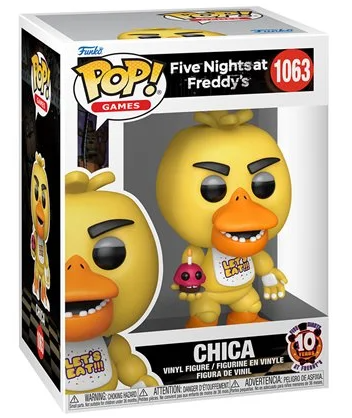 [PRÉ-VENDA] Funko POP! - Five Nights at Freddys 10th Anniversary - Chica 1063