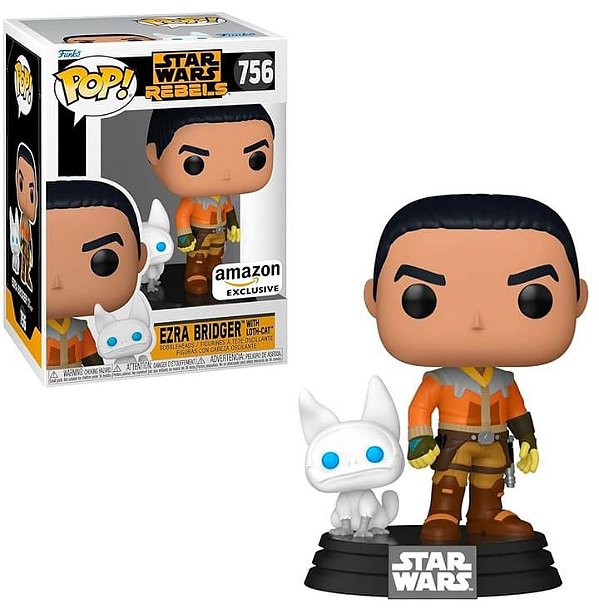 [PRÉ-VENDA] Funko Pop - Star Wars Rebels - Erza Bridger With Loth-cat 756