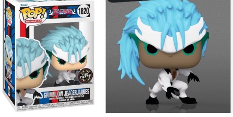 [PRÉ-VENDA] Funko Pop - Bleach - Grimmjow Jeagerjaques 1820 GITD Chase
