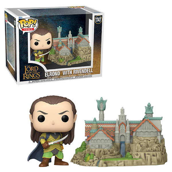 Funko Pop -The Lord of The Rings/O Senhor dos Aneis - Elrond with Rivendell 1747