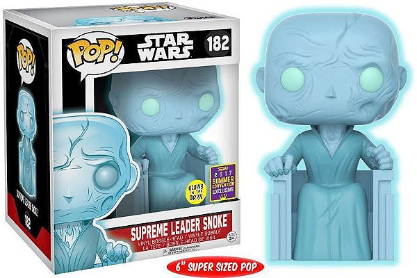 [PRÉ-VENDA] Funko Pop! Television -Disney: Star Wars - Supreme Leader Snoke Glow 182 (SDCC!&)