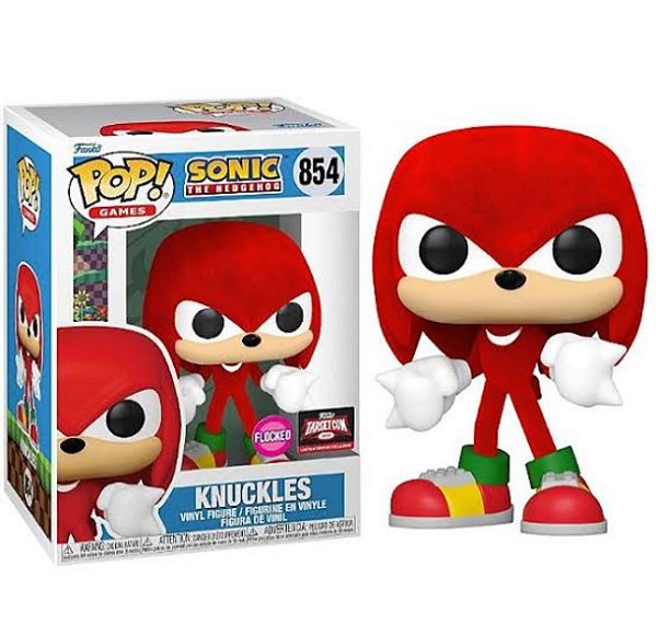 [PRÉ-VENDA] Funko Pop - Sonic The Hedgerog - Knucles 854 Flocked (Target)