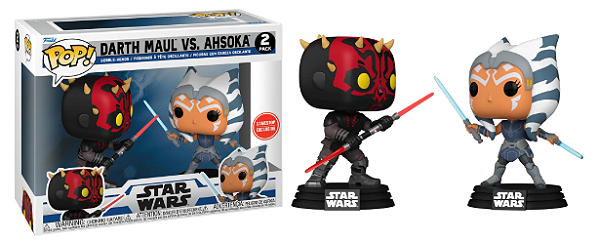 Funko Pop! - Disney: Star Wars: - 2Pack Darth Maul vs Ahsoka  (Gamestop)