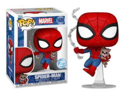 Funko Pop - Marvel: Spider-Man - Spider-Man with Sandwich the Dog 1449 (SE)