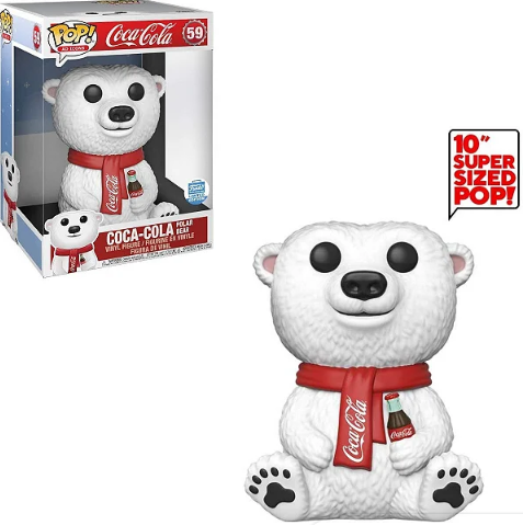 Funko Pop! - Ad Icons - Coca-Cola Polar Bear 59 (10INCH)(FUNKOSHOP)