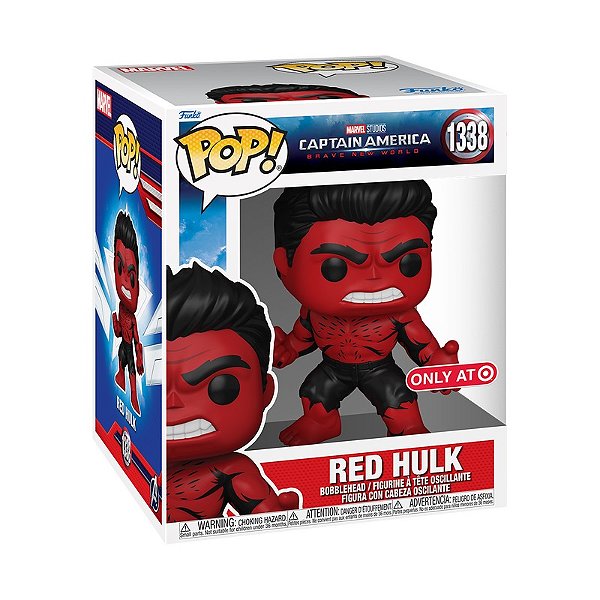 [PRÉ-VENDA] Funko Pop - Captain America Brave New World - Red Hulk 1338 (Only At)