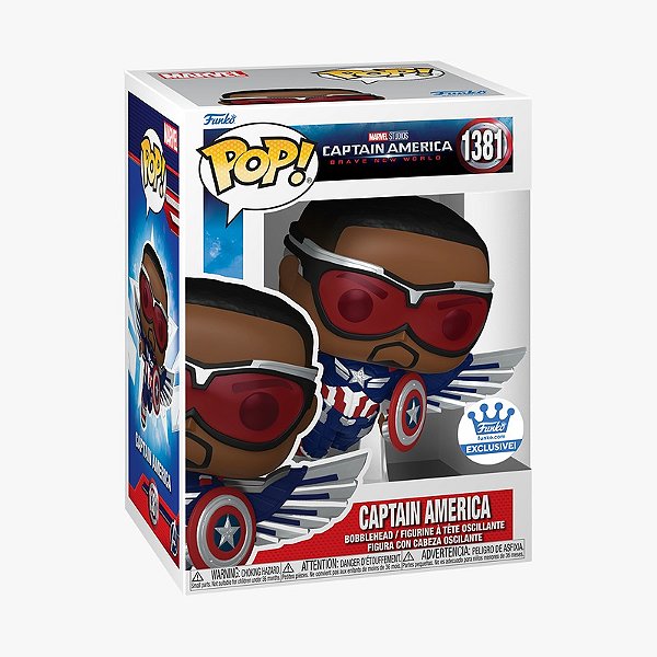 [PRÉ-VENDA] Funko Pop - Captain America Brave New World - Captain America 1381 (Funko Shop)