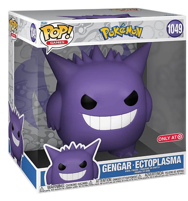 [PRÉ-VENDA] Funko Pop - Pokemon - Gengar - Ectoplasma 1049 (Only At)