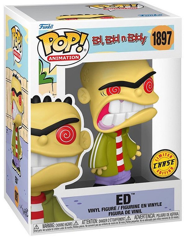 [PRÉ-VENDA] Funko Pop - Du, Dudu & Edu/Ed, Edd & Eddy - Ed 1897 Chase