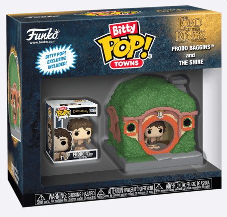[PRÉ-VENDA] Funko pop - save me funko- Bilbo Baggins chase+Towns Frodo Baggins and The Shire