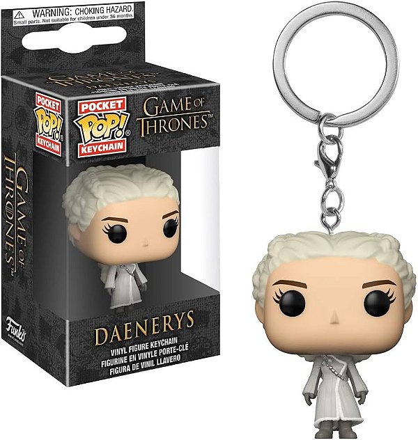 Funko Pocket - HBO: Game of Thrones - Keychain Daenerys Targaryen (White Coat)